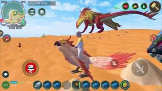 Game Utopia Origin : How to Solo + Tame Last Fly Molten Dragon Mount Level 55 | Full Stats