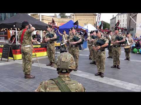 3-SCOTS The Black Watch - Perth - Homecoming Parade [4K/UHD]