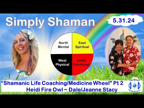 SIMPLY SHAMAN ~ "SHAMANIC LIFE COACHING & MEDICINE WHEEL - Pt 2" w/Heidi ~ Friday, May 31, 2024