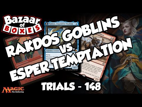 Rakdos Goblins vs. Esper Temptation - Trials 148 - Round 2/3 [MTG Legacy]