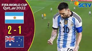 Download lagu 🔴 Hasil Pertandingan Argentina vs Australia FIFA World Cup Qatar Messi  Cetak Gol Berkelas mp3