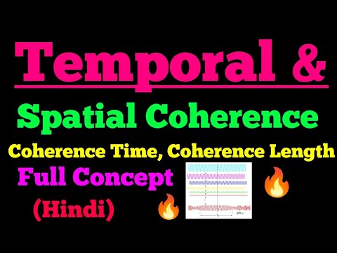 temporal and spatial coherence