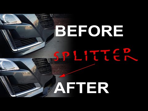 Add a V3 Style Front Splitter to Your Base and VSport Cadillac CTS