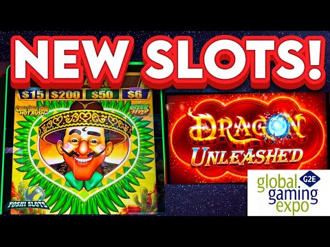 NEW SLOTS‼️  DRAGON UNLEASHED, DAY of the DEAD SLOT, & MORE‼️G2E Global Gaming Expo 2022