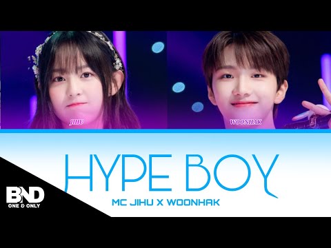MC JIHU X WOONHAK 'HYPE BOY' COVER COLOR CODED LYRICS ||HAN|ROM|ENG||