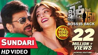 Khaidi No 150 Video Songs  Sundari Full Video Song
