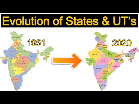 Evolution of Indian States and Union Territories | Indian Polity V9