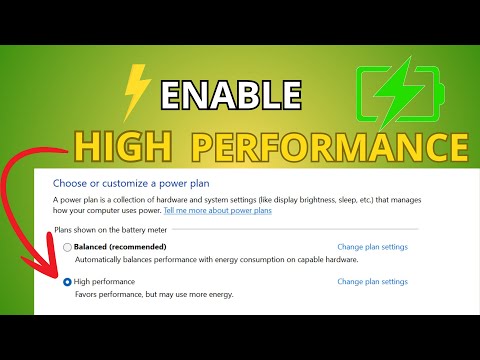 How to Enable High Performance mode in windows 11