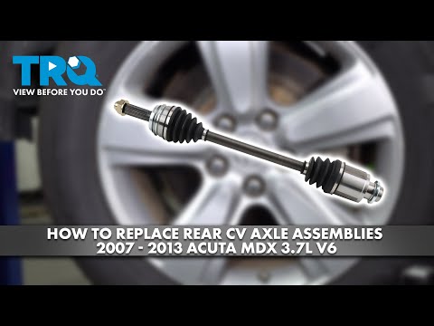How to Replace Rear CV Axle Assemblies 2007-2013 Acura MDX 3.7L V6