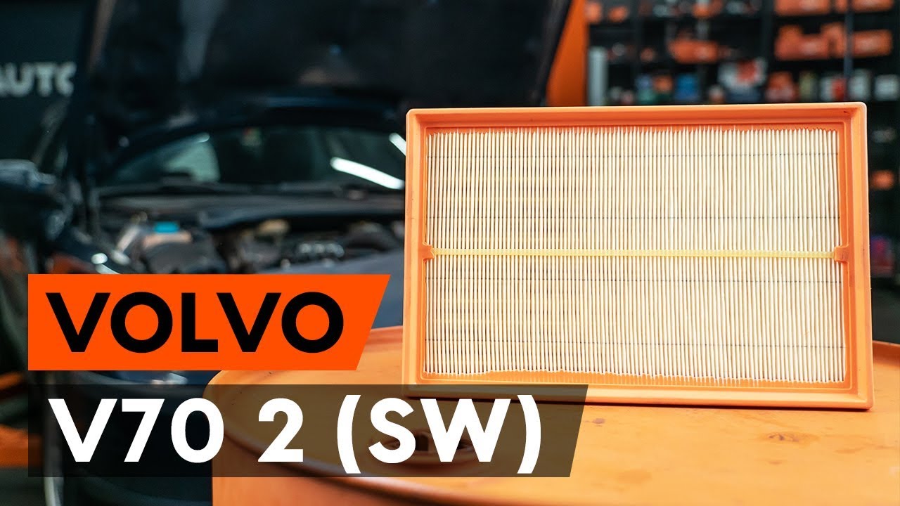 Levegőszűrő-csere Volvo V70 SW gépkocsin – Útmutató