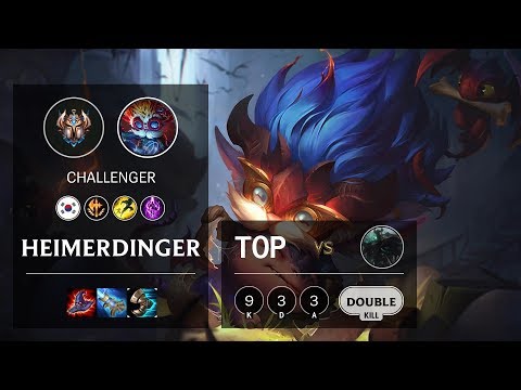 Heimerdinger Top vs Mordekaiser - KR Challenger Patch 10.10