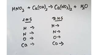 How to balance : HNO3 + Ca(OH)2 → Ca(NO3)2 + H2O