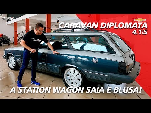 SAIA E BLUSA Chevrolet Caravan Diplomata SE 4.1/S 1989 - QUE LINDA!