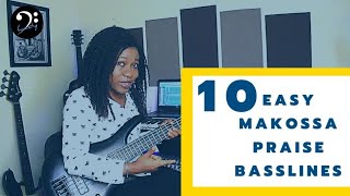 10 Easy Makossa Praise Basslines  Bass Tutorial