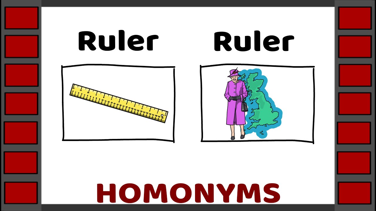 What is homonyms and examples? More REF