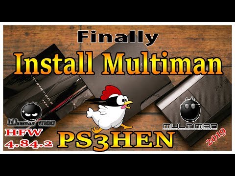 How To Install Multiman On All HFW 4.84.2 PS3 With HEN 2019 Video