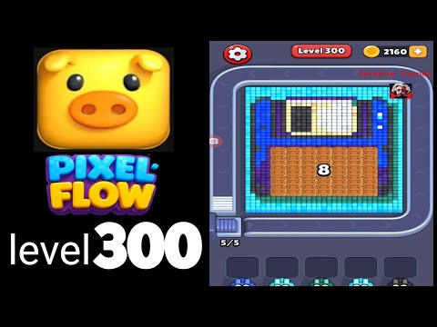 Pixel Flow Level 300 Walkthrough