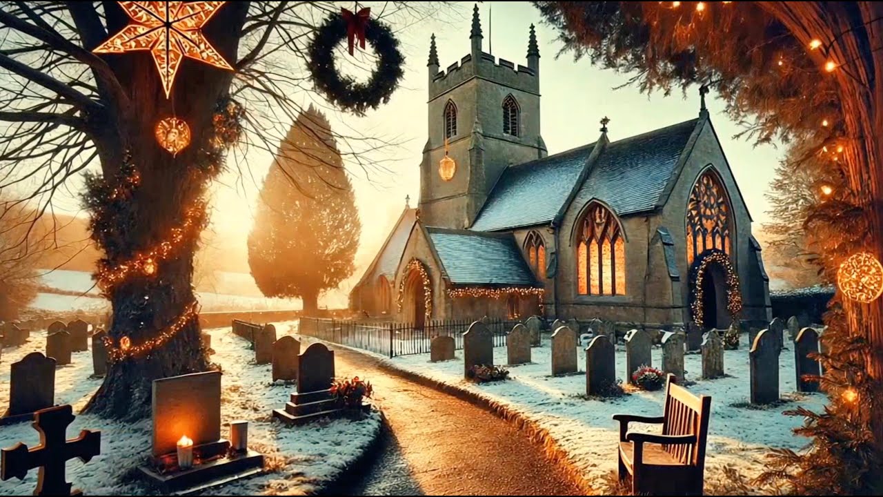 Churches at Christmas! | 8Hrs of Beautiful Music and Peaceful Images
