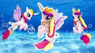 Princess Cadance Transformation from Queen Novo Seapony My Little Pony Custom