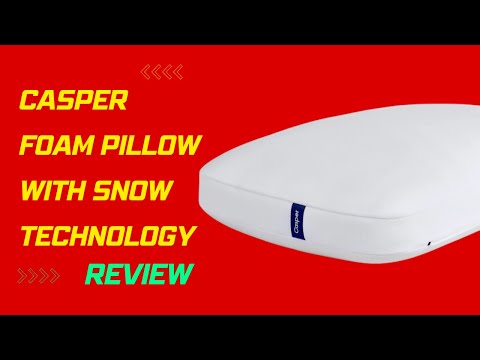 Revolutionary Sleep: Casper Foam Pillow with Snow Technology Review