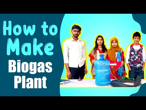 Biogas plant (anaerobic digester) Gobar Gas plant Construction