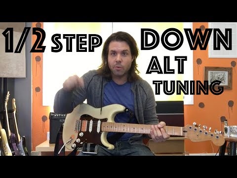 Guitar Lesson: How To 'Detune' Your Guitar 1/2 Step Down