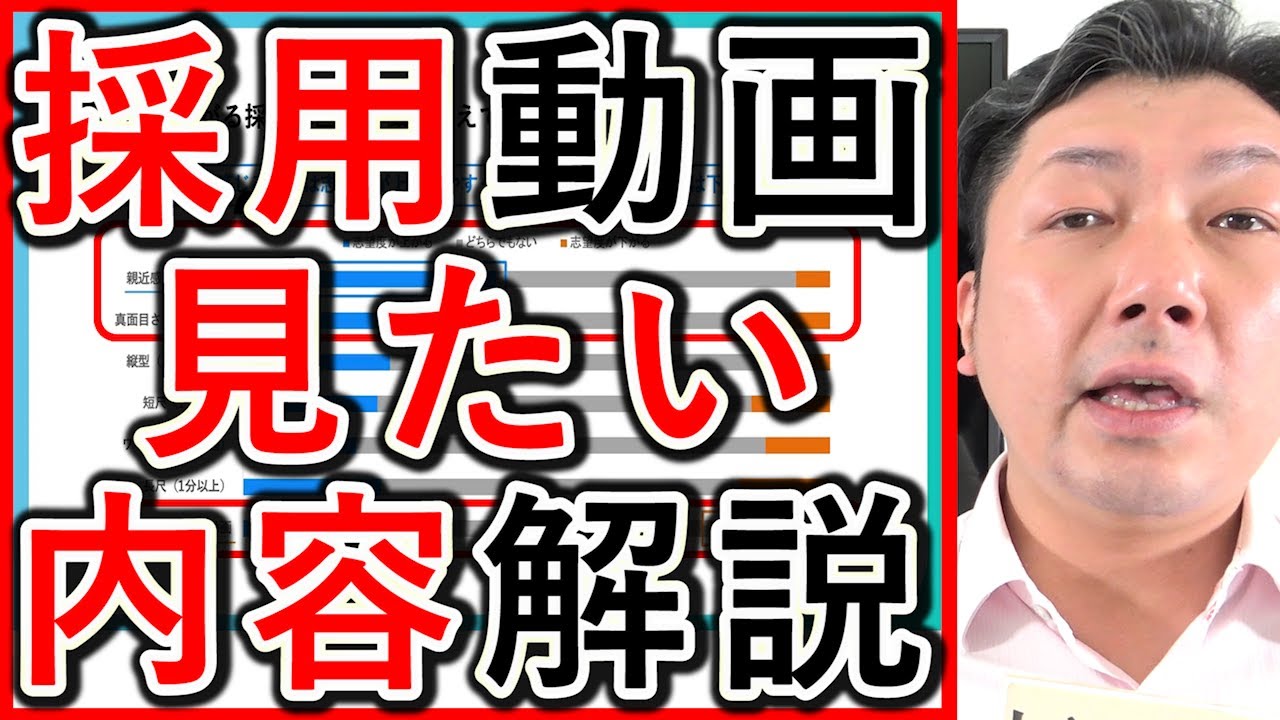 採用動画で求職者が見たい内容を酒井大輔が解説する動画のサムネイル
