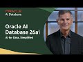 Oracle AI Database 26AI: Revolutionizing AI-Driven Applications and Analytics