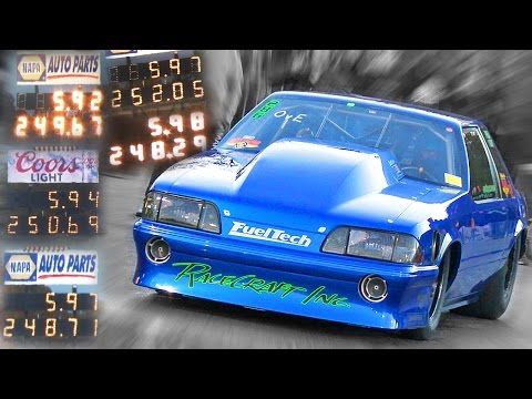 FISCUS/KLUGGER RACING MAKE IT RAIN 5's ON DRAG RADIALS!