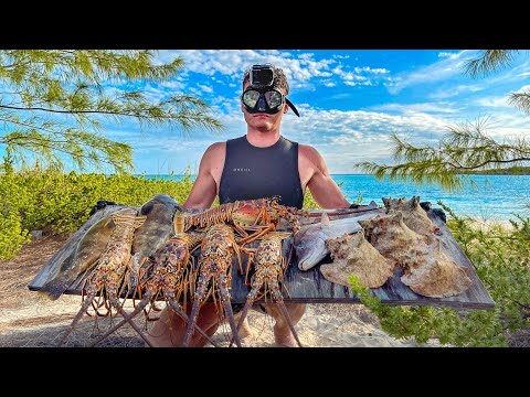 Spearfishing in Crystal Clear Water in the Bahamas!