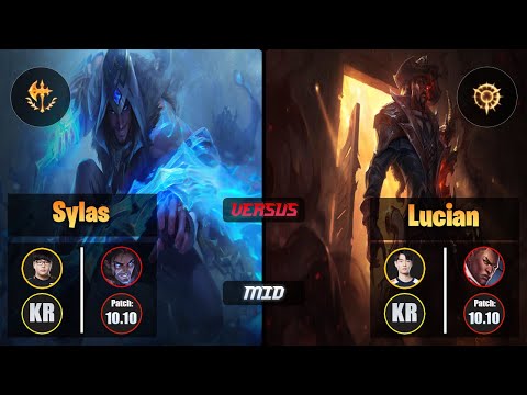 Lava SYLAS (Mid) [Conqueror] VS Rascal LUCIAN - Challenger KR Patch 10.10