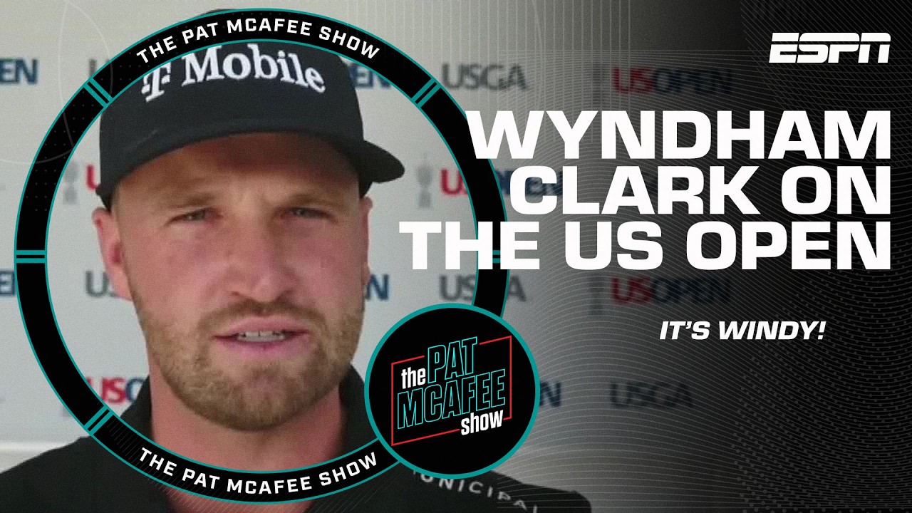 Wyndham Clark on the impact of WIND at this year's US Open 💨 | The Pat McAfee Show
