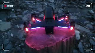 DJI FPV drone teste de vôo ao inicio da noite ™ Tarântula negra 4k UHD