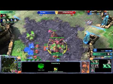 SC2 ZvP Slivko vs Grubby IEM Starcraft 2