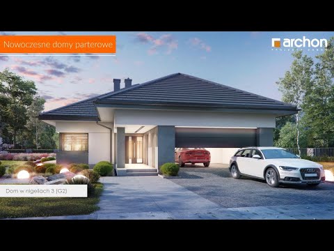 Nowoczesne domy parterowe I ARCHON+ Projekty Domów