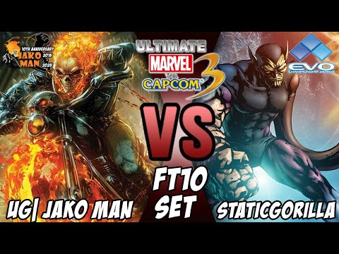 EVO 2023: UMVC3 FT10 Set - UG| Jako Man VS StaticGorilla