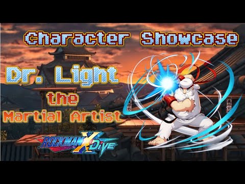 Mega Man X DiVE - Dr. Light the Martial Artist - Character Showcase