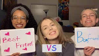 WHO KNOWS ME BETTER BESTFRIEND VS BOYFRIEND (with a twist) | kikinbry