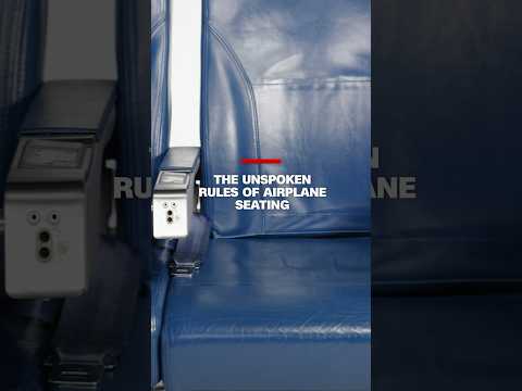The unspoken rules of airplane seating