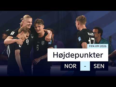 VM: Norge - Senegal – Højdepunkter