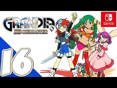 Grandia 1 HD Remaster [Switch] - Gameplay Walkthrough Part 16 J Base & Underground Railway Ruins
