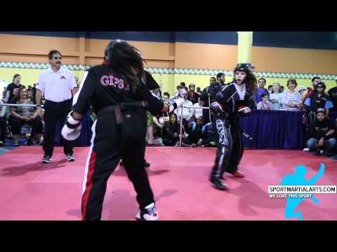 Alyssa Guillen v Lilibeth Robles - Women's Sparring - US Open 2015