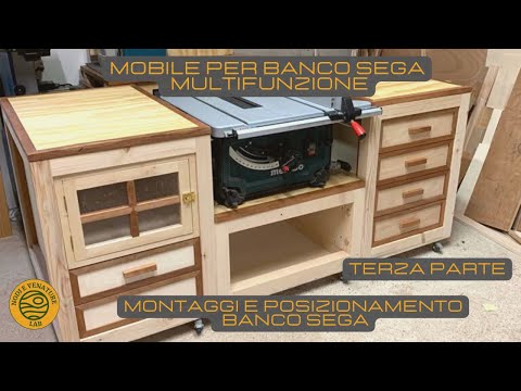 #3 HOW TO BUILD A CABINET FOR A MULTIFUNCTIONAL SAW BENCH - Part 3 - DIY