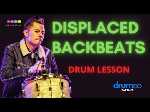 6 Surprising Syncopated Drum Grooves! | Displaced Backbeat | Improve Your Drumming