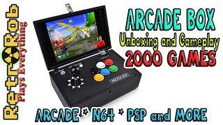 Arcade Box - Pandora's Key 7 Based Portable. Unboxing and Gameplay