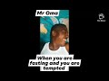 When On Fasting And Temptation Comes Calling Haha