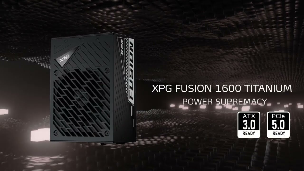 XPG FUSION 1600W TITANIUM Power Supply - YouTube