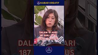 10 hari pasca prabowo di lantik 187 ribu situs judi online telah di takedown