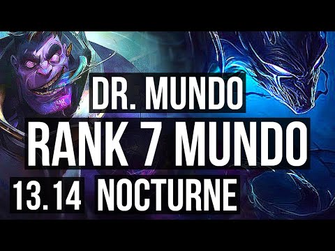 MUNDO vs NOCTURNE (TOP) | Rank 7 Mundo, 8/3/11 | NA Master | 13.14