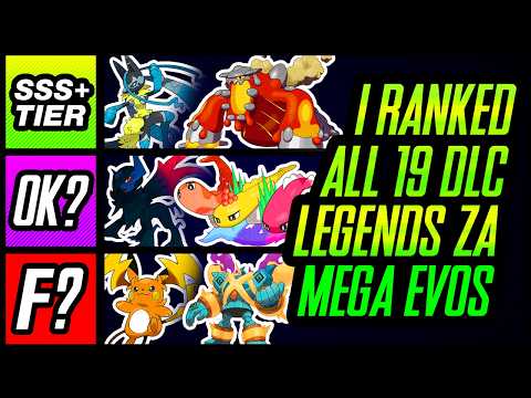 I Ranked ALL 19 Legends ZA DLC Mega Evolution Pokemon! | Mr1upz